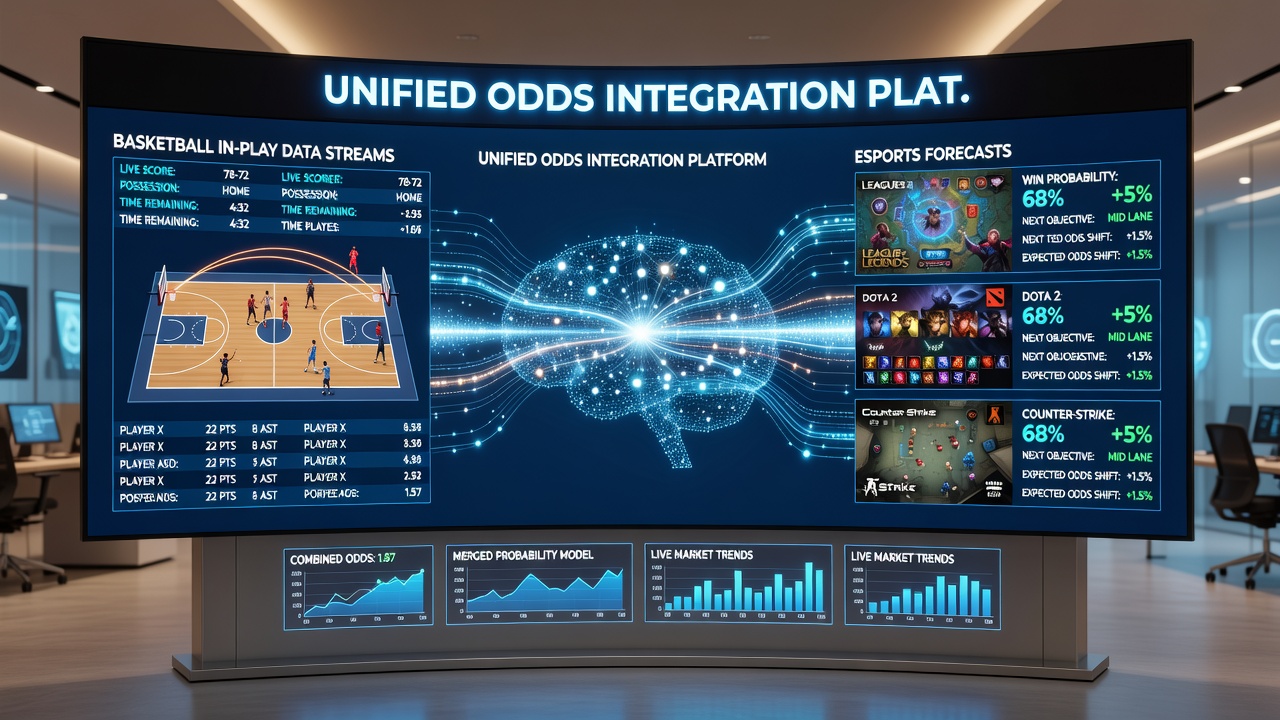Vereinte Plattformen synchronisieren Basketball-In-Play-Daten mit Esports-Vorhersagen in Echtzeit